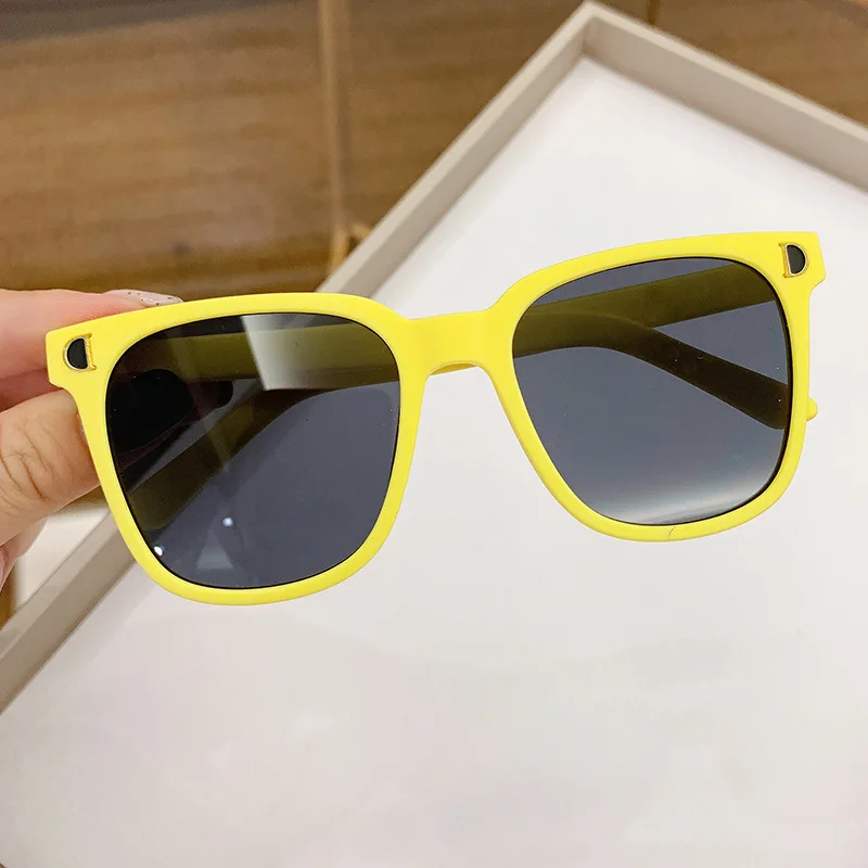 Children sunglasses 2023 fashion square kids Sunglasses boy girl Square goggles Baby travel glasses 6 colors optional_voghion.com