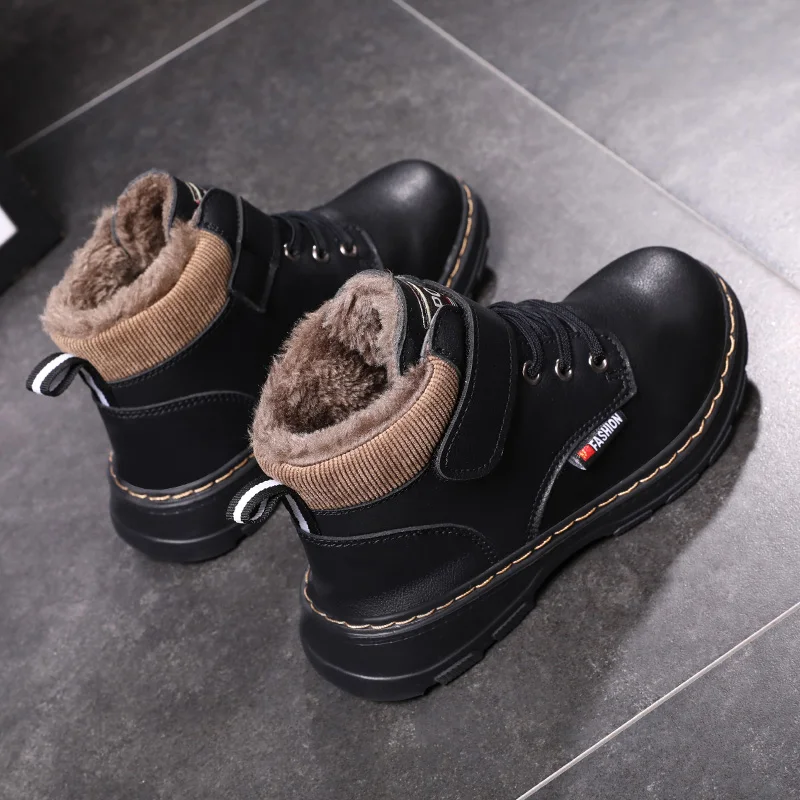 Children Snow Boots Warm Non-slip Shoes For Boys Girls Brand Boots Comfort Baby Plush Fashion Sneakers children boots
