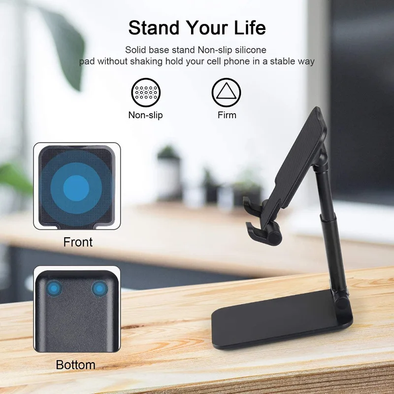 

Universal Desktop Mobile Phone Holder Stand for IPhone IPad Adjustable Tablet Foldable Table Cell Phone Desk Stand Holder