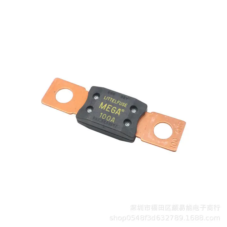 5 개/몫 LITTELFUSE 298 대형 플랫 플레이트 타입 볼트 타입 자동차 퓨즈 시트 메가 100A250A400A450A 32v 새로운 원본