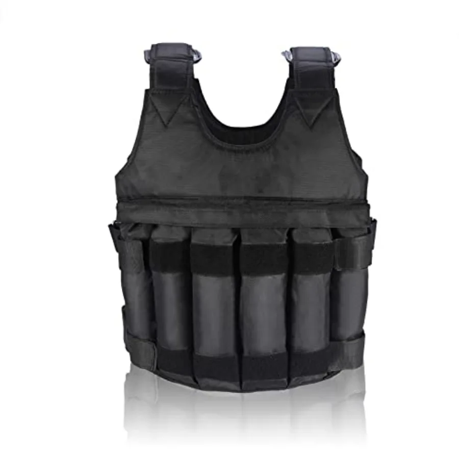 Adjustable Weight Training Vest, 110 Lb Maximum Load, Exercise Workout Equipment