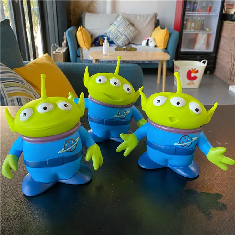 Disney Toy Story Woody Green Aliens 3 Styles 15Cm Action Figure Decoration Collection Anime Figurine Toy Model For Gift