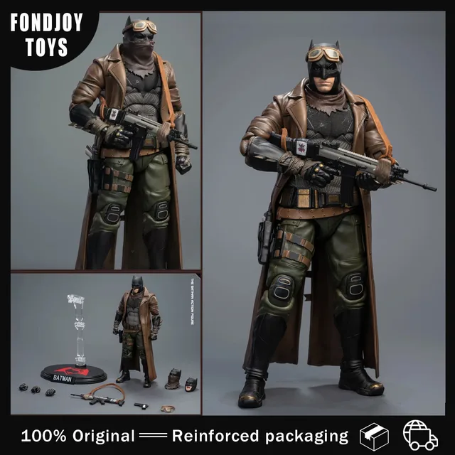 Original Fondjoy Toys Knightmare Desert Batman Bruce Wayne Batman Detective Comics The Dark Knight 1/9 Action Figure Model Gifts