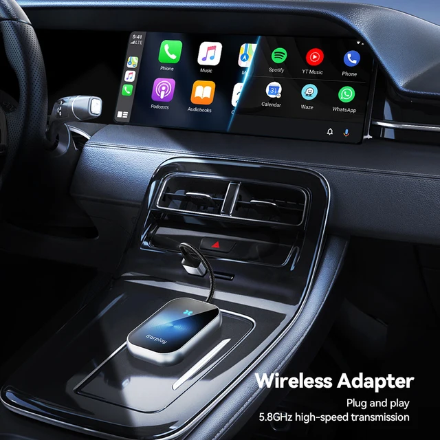Adattatore Wireless Unimeet Per CarPlay E Android Auto - Convertitore 2 In 1 Senza Fili - Foto 11
