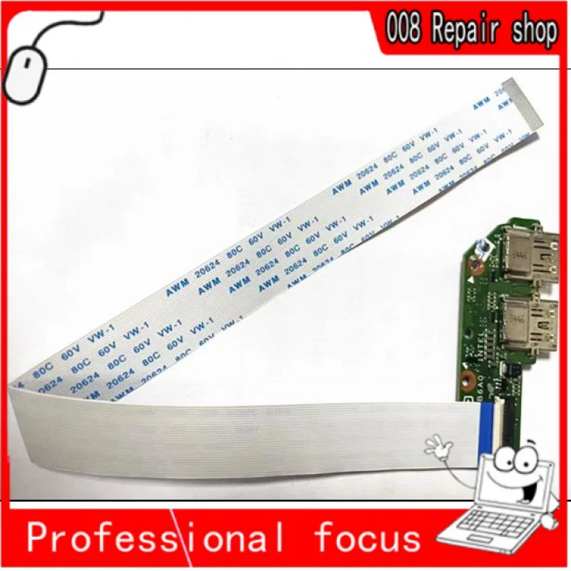 

For HP 15-DY 15S-FQ 15-EF 15S-EQ Laptop USB Switch Board Audio Jack SD Card Reader Board DA0P5DTB8B0 DA0P5FTB6A0 DA0P5DTH8B0