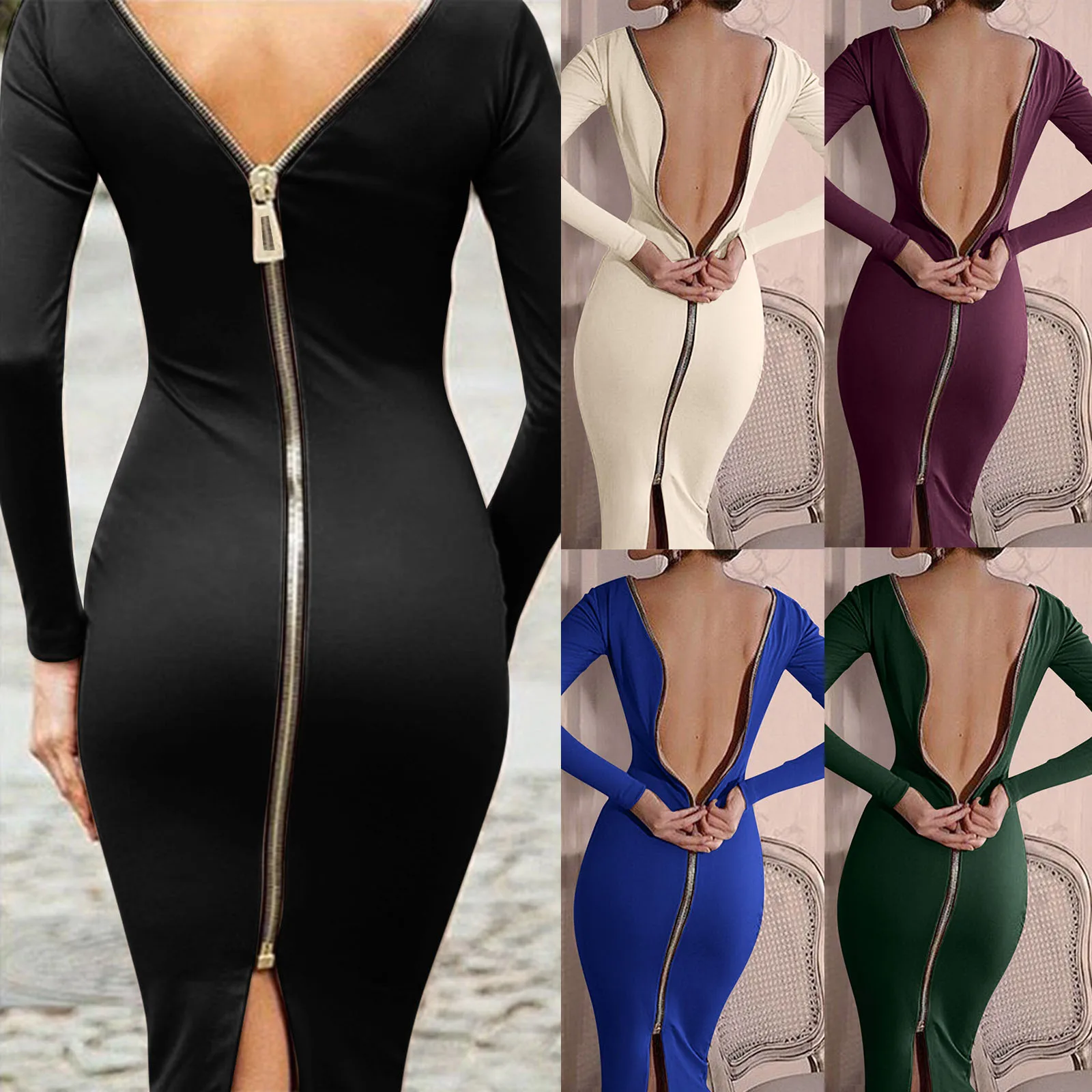 Рисунок 6 - Женское винтажное однотонное платье