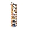New entry small narrow shoe rack household simple door shoe cabinet multi-layer shoe storage artifact space-saving dormitory 5