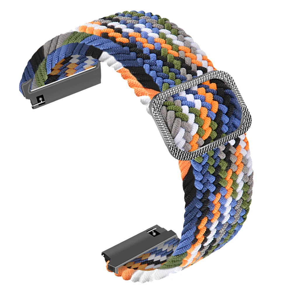 Nylon Braided Loop Strap - Breathable and Durable Replacement Band, 20/22mm