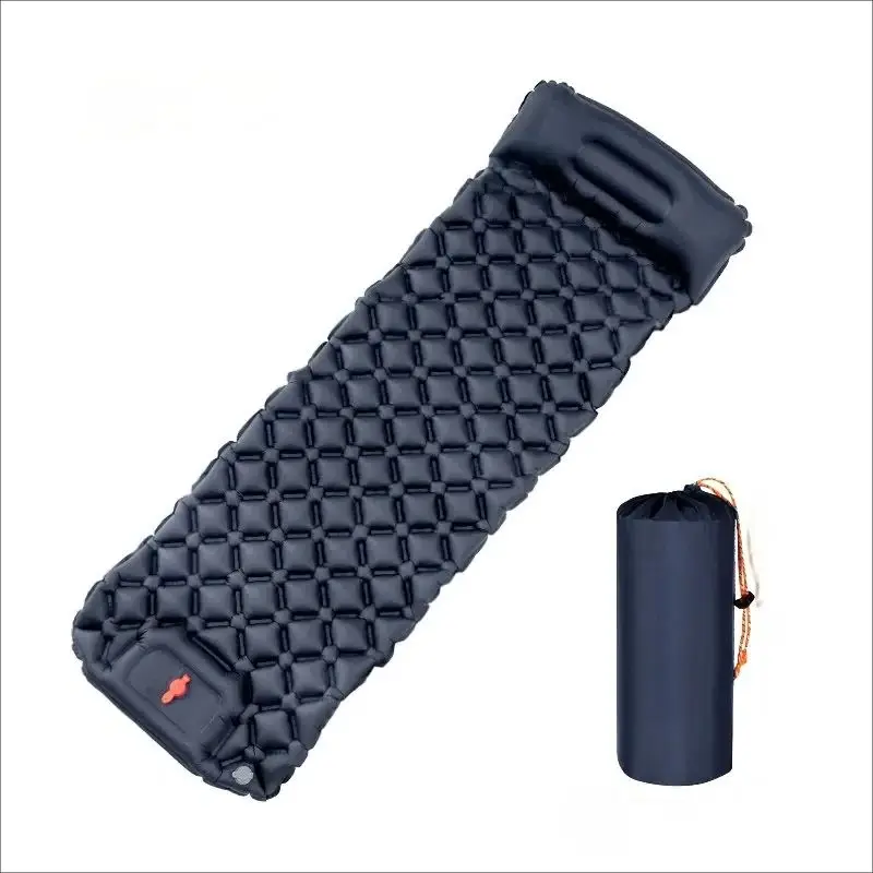 Camping Inflatable Sleeping Pad Built-in Pump for Hiking, Backpacking
