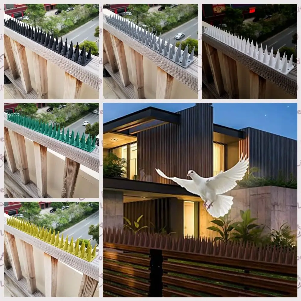 

1 Pc Bird Repellent Thorn Anti Climb Wall Spikes Creative Anti-cat Thorns Birdproof Spikes Fence Bird Scarer Repeller