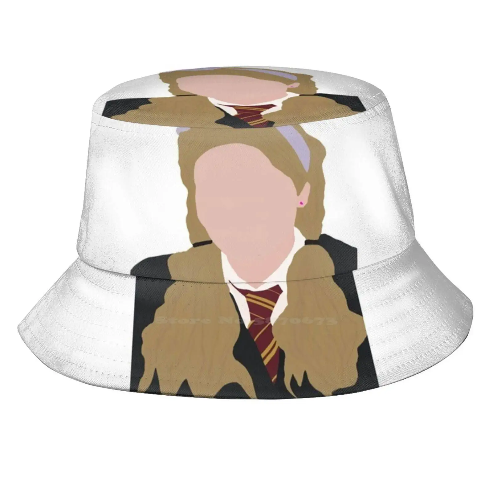 Lavanda Marrone Unisex Moda Donna Uomo Cappelli A Secchiello Traspiranti Lavanda Marrone Hp Ron Weasley Hermione Granger