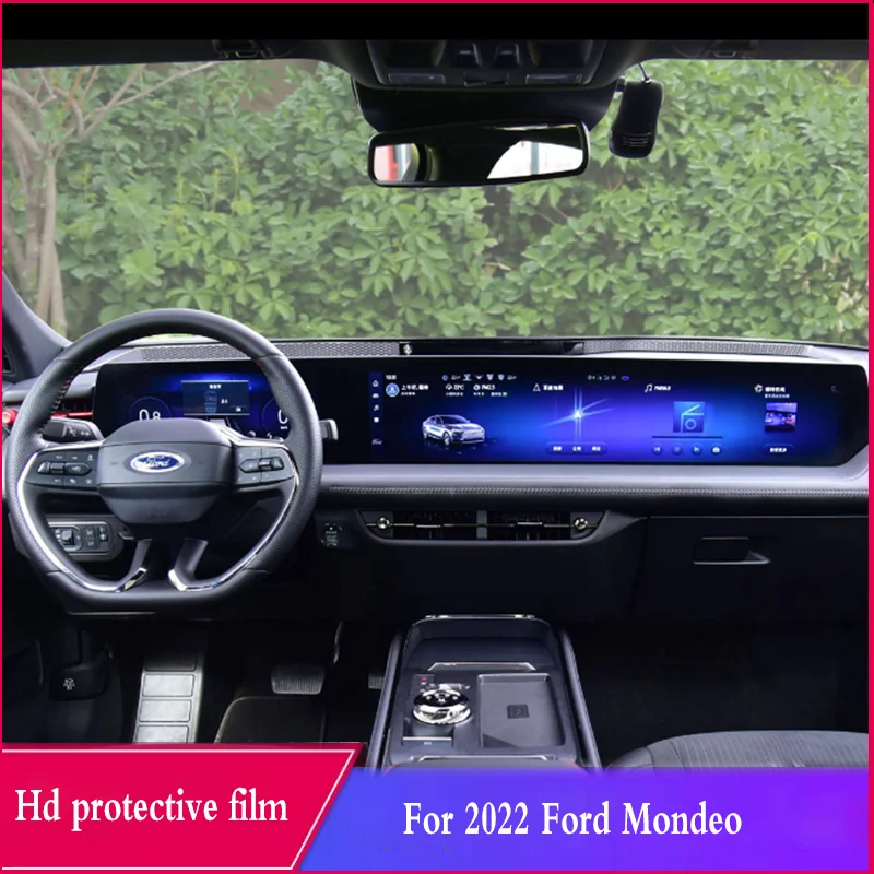 Car GPS Navigation Tempered Glass Screen Protector Film Auto Interior Anti-scratch Film Fittings For Ford Mondeo 2022 2023