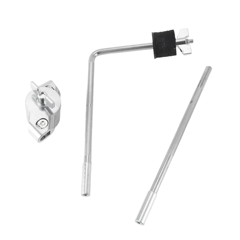 Drum Cymbal Arm Adjustable Practice Tool Handbell Cowbell Clamp Holder Cymbal Expansion Holder Durable Easy Install Easy To Use