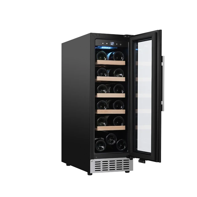 18 Bottle 12 Inch Built-in Or Freestanding Wine Cooler Refrigerator