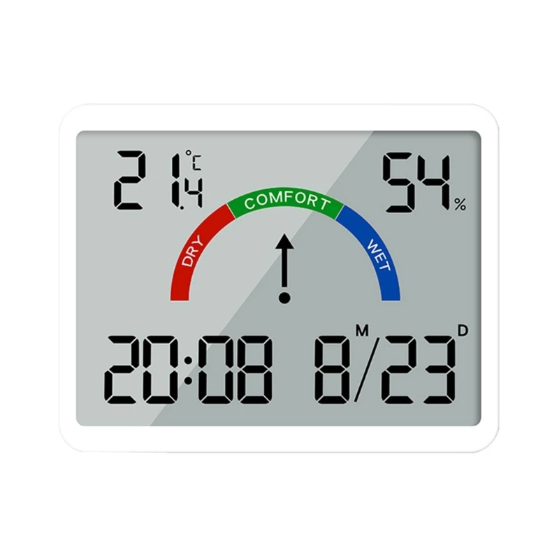 Wall Clock Digital Wall Clock Digital Display Clock Stylish Digital Wall Clock Date, Temperature Digital Display Suction
