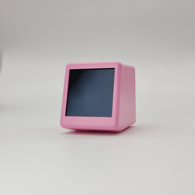 Digital Clock Table Clock Weather Clock LCD Digital Clock Digital Desk Clock Digital Table Clock Mini Desk Clock Mini Weather Clock MINI Size Smart WIFI Weather Station Clock for Gaming Desktop Decoration. DIY Cute GIF Animations and Electronic Album function