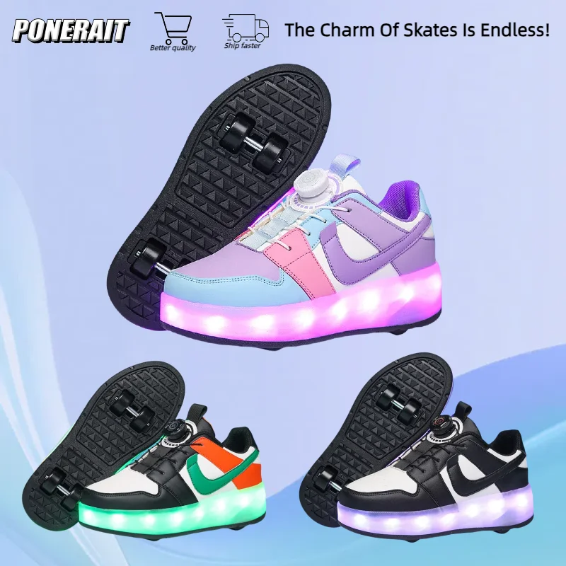 new-girls-4-wheel-dual-purpose-luminous-roller-skates-deformed-outdoor-casual-sports-shoes-for-teenagers-and-boys