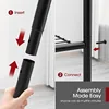 Storage Shelves - 4 Tier Shelf Organizer, Heavy Duty Garage Shelving Unit with Leveling Feet, Stable Metal Shelves Organizer 4