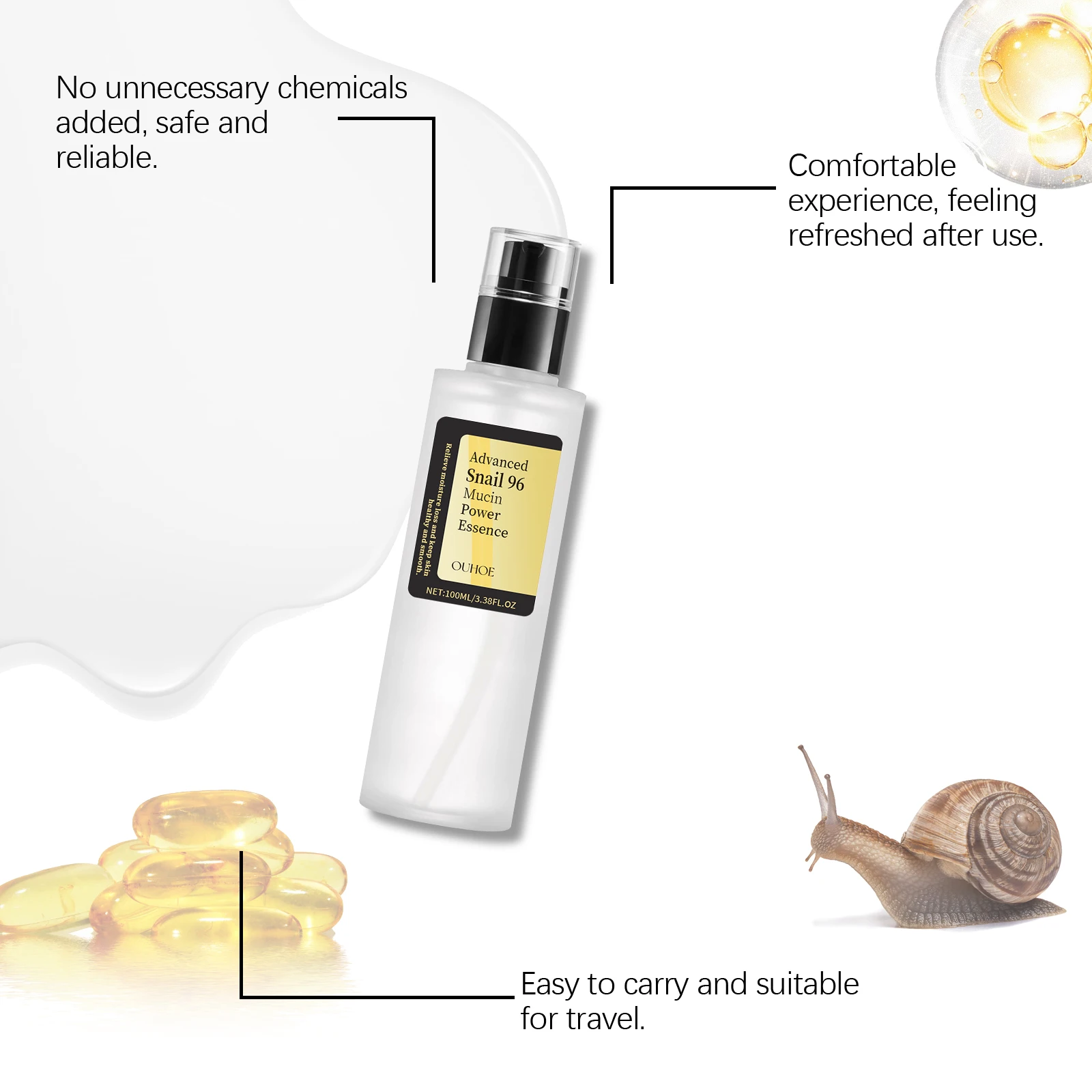 Ouhoe Snail Collagen Face Cream