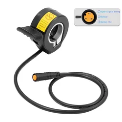 Waterproof Electric Bike Thumb Throttle - Speed Control Accelerator Replacement Parts (B)