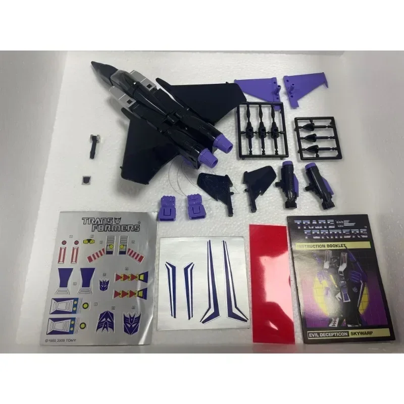 재고 있음 트랜스포머 장난감 미국 버전 G1 84-86 KO Skywarp 모델 로봇 컬렉션 액션 피규어 장난감 선물 취미