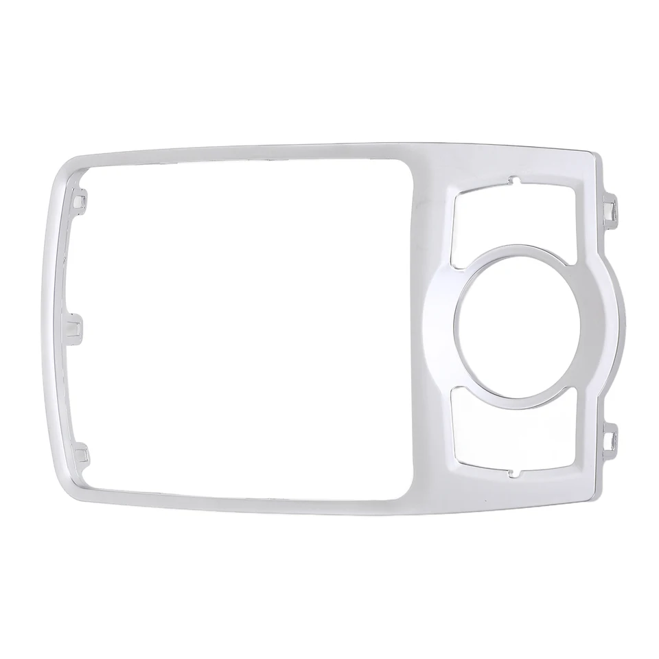 Garniture Console Centrale Audi Q7 2007-2015 - Cadre Décoratif Levier Vitesse & Commandes - Finition Argent
