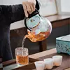 Electric Ceramic Stove Thickened Glass Automatic Timer Keep Warm Automatic Power Off Tea Steamer Household 1200ml Tea Kettle 4