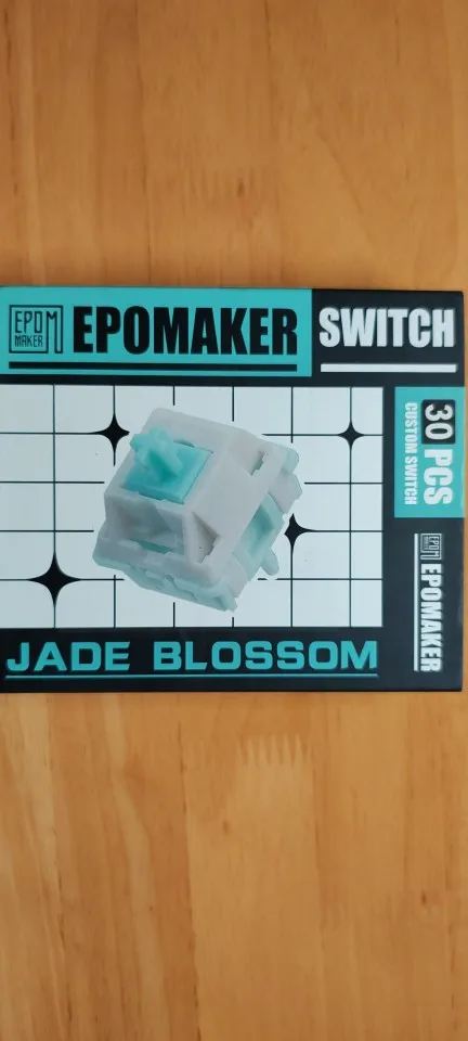 30 Pieces EPOMAKER Jade Blossom Mechanical 5 Pin Linear Switch Set