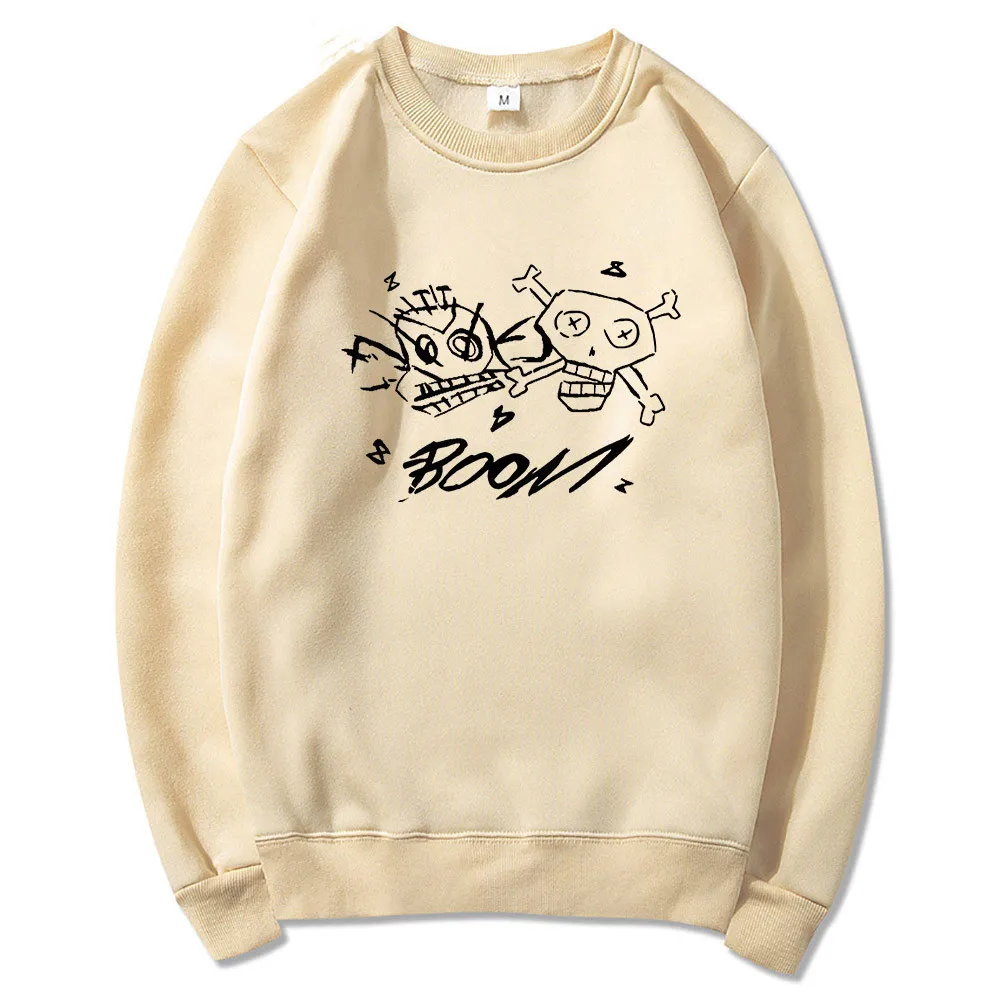 Ladies Spring Simple Daily Versatile Letter Print Fashion Simple Round Neck Sweater