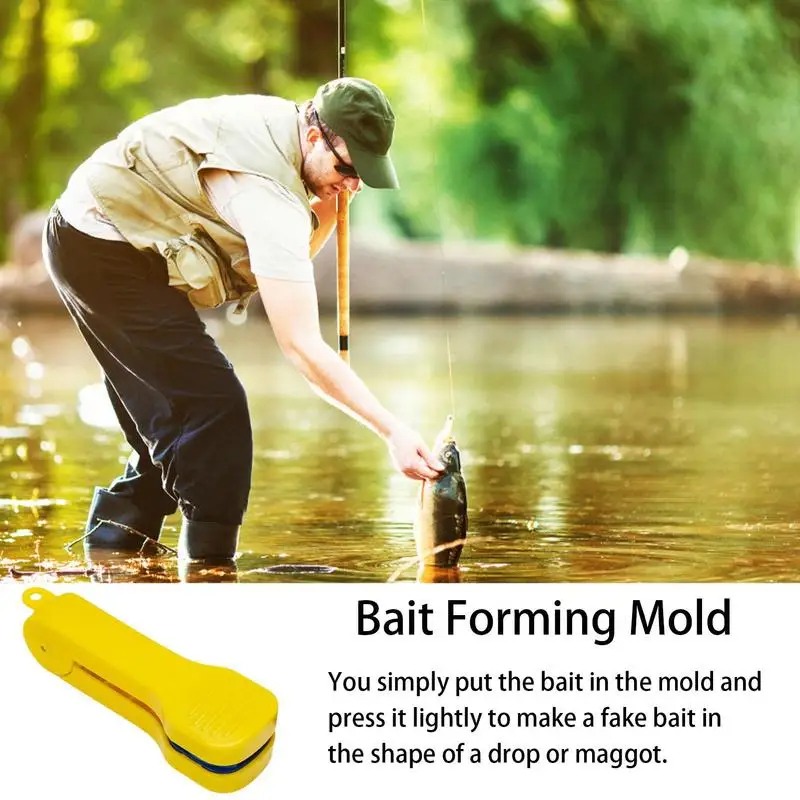 Portable Fishing Bait Ball Maker Fishing Lure Shaper Bait Making Tool  Fishing Tackle Bait Press Bait Former Mold