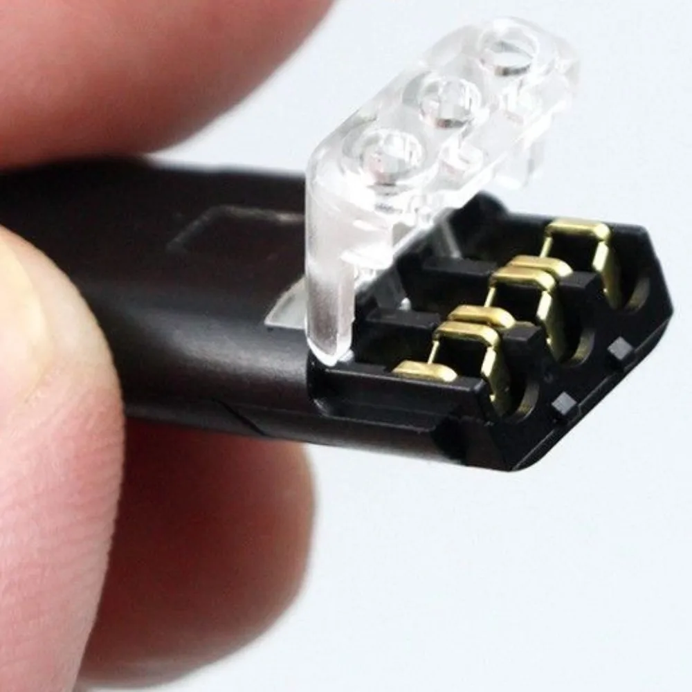 Waterproof Three-Wire Quick Connector Clamps