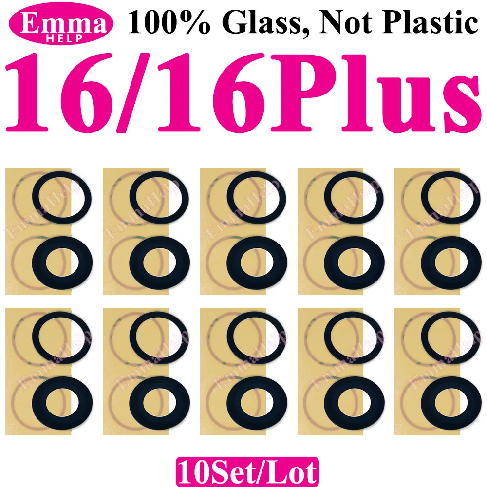 10 Pack iPhone Camera Glass Lens Repair Set