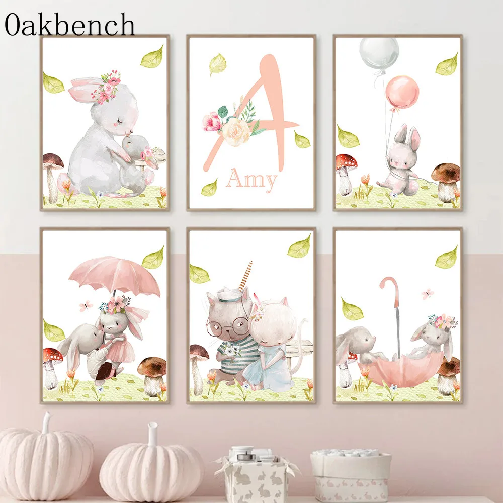 Bedroom Decoration Bunny Poster Baby Baby Room Picture Baby Girl
