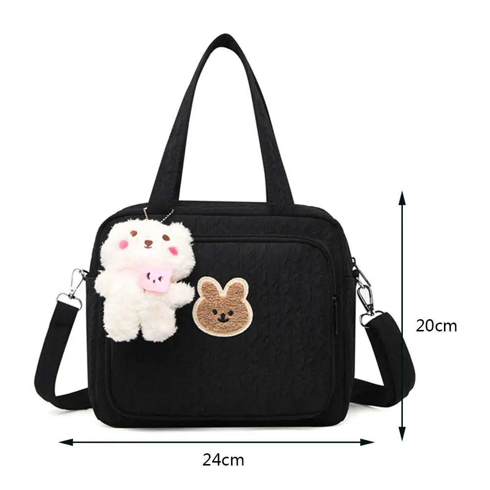 Description Picture 4 of itemMommy Stroller Nappy Bag Portable Cute Cartoon Multi-function Large Capacity Baby Diaper Bags with Pendant Nylon Mom Travel Tote