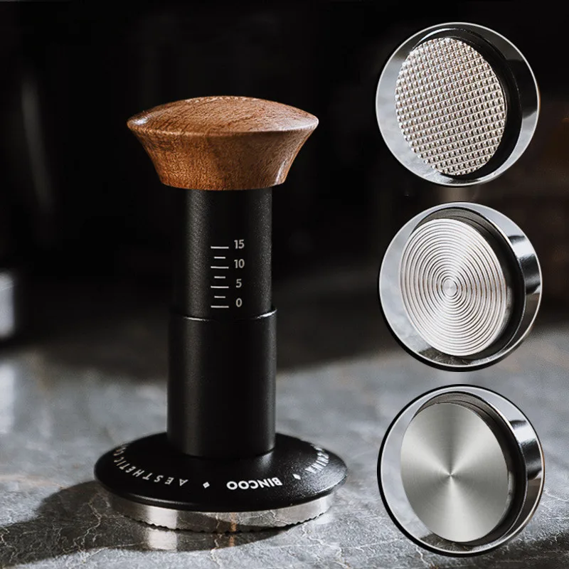 ConstantPressureForceTamperReboundSpringWaffleBaseEspresso