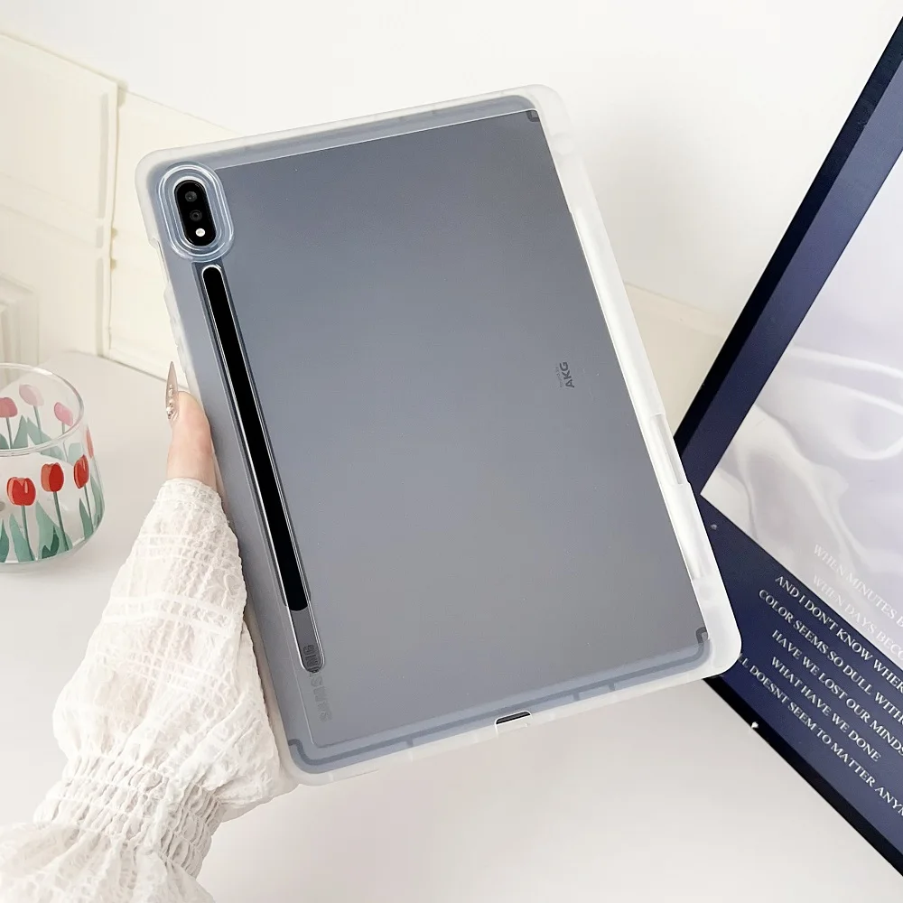 Ultimate Tablet Case with Pencil Holder - Sleek TPU Back Cover