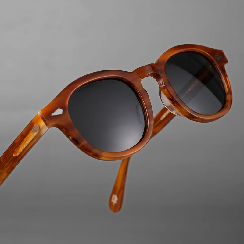 Lemtosh Sonnenbrille Mann Johnny Depp polarisierte Sonnenbrille Frau Luxusmarke Vintage Acetat Rahmen Fahrer Schatten – Detail 8