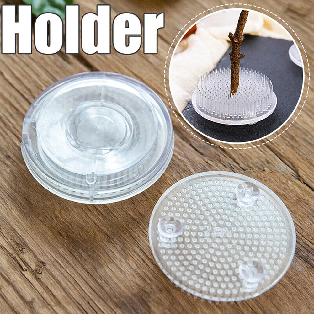 1PC Round Flower Base Holder Spiky Frog Fixed Tool Floral Ikebana Kenzan Arrange Art Fixed Tools Flower Arrangement ikebana stem holder