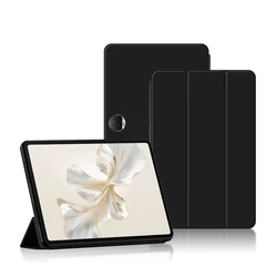 Durable Kids Tablet Case with Folding Stand and Smart Cover for Honor Pad 9 12.1 (Black)