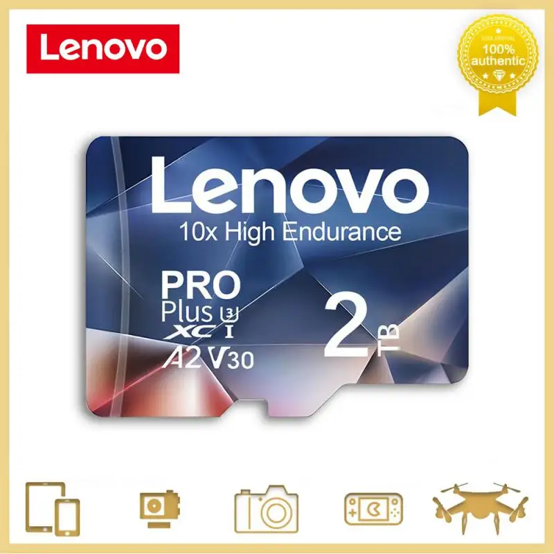 Lenovo High Speed 2Tb Micro Tf Sd Card 1Tb 512Gb 256Gb Class10 Tf Flash Memory Card 128Gb Cartao De Memoria Per Fotocamera/Telefono