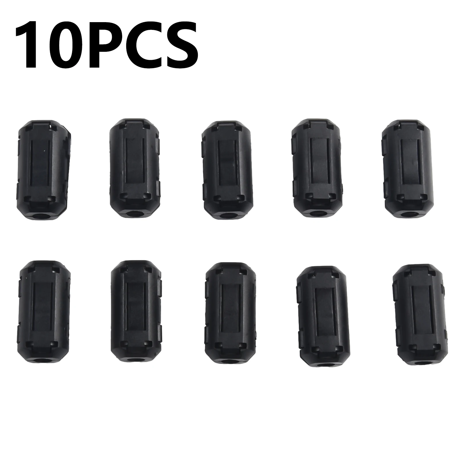 Ferrite Core Noise Suppressor Filter Ring Cable Clamp 10Pcs/set