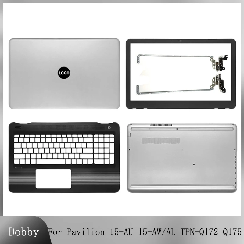 

For HP Pavilion 15-AU 15-AW 15-AL TPN-Q172 Q175 Laptop LCD Back Cover/Front Bezel/Hinges/Palmrest/Bottom Case Top Housing Lid