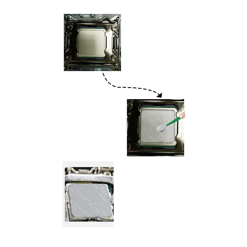 Thermal Paste and Glue Conductive Grease Silicone Plaster Heat Sink for CPU Computer