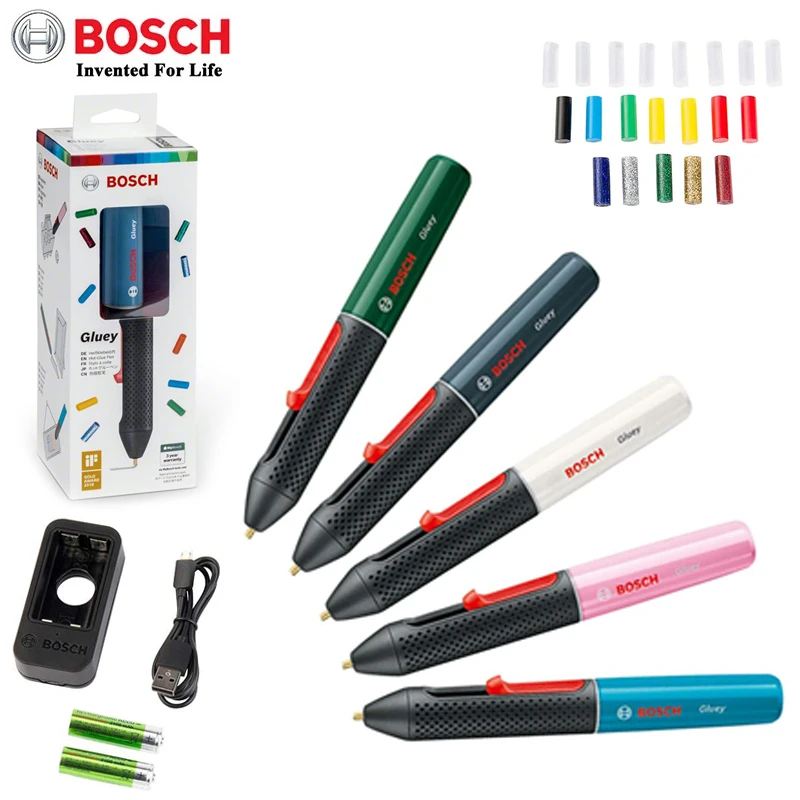 het einde lunch Fabriek Bosch Draadloze Hot Melt Lijm Pen Multifunctionele Draadloze Reparatie Tool  Thuis Diy Gereedschap Hot Lijmpistool Met 20 Lijmstift| | - AliExpress