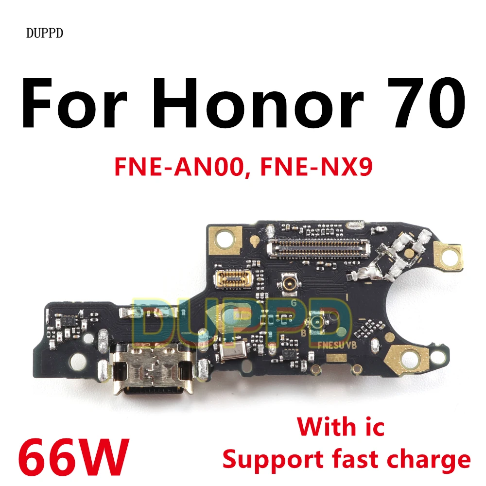 Enhanced Charging Board for Huawei Honor 70 - 66W USB Connector and Flex Plate Replacement