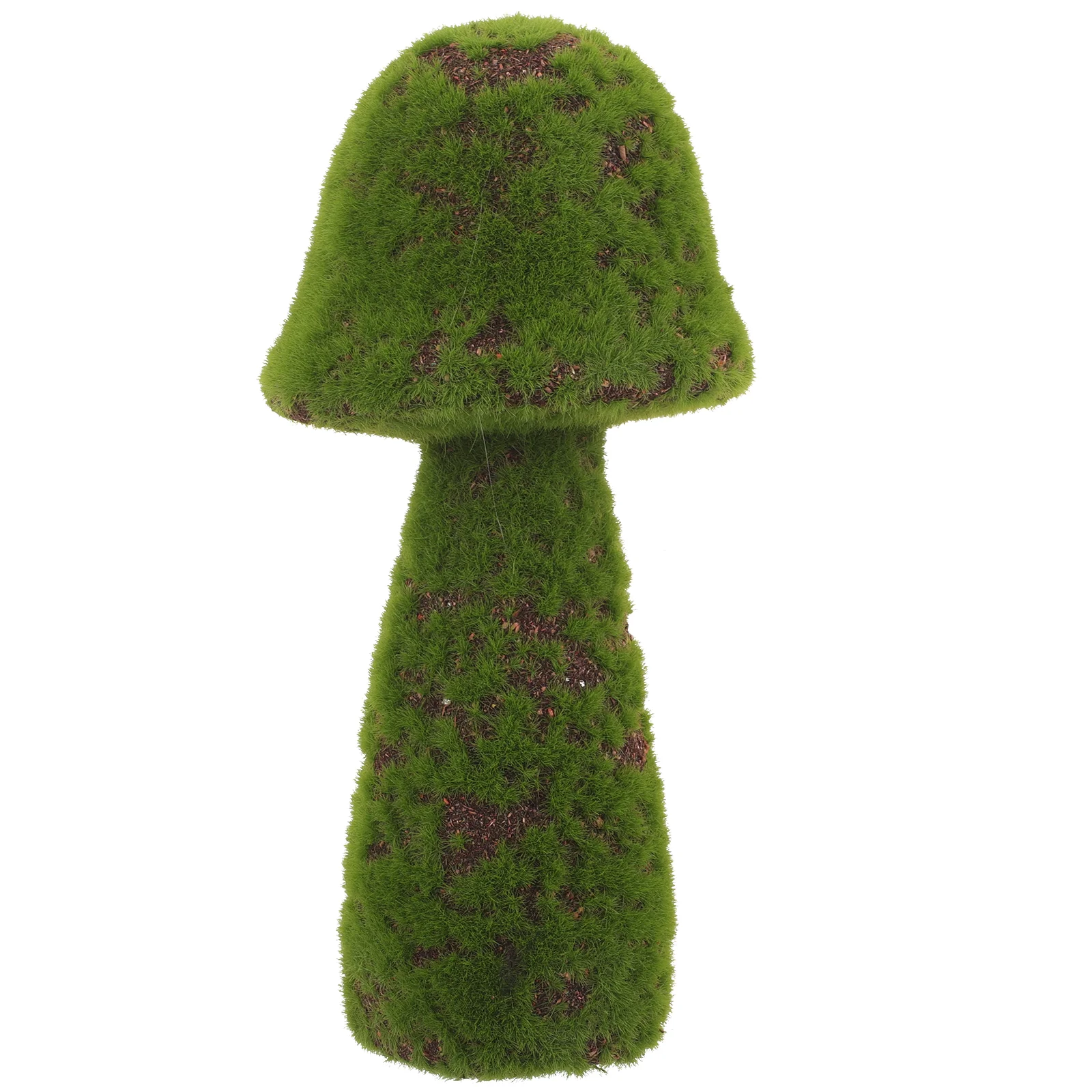 

Simulation Moss Mushroom Sculpture Decor Realistic Mushroom Decor Decorative Flocked Mushroom