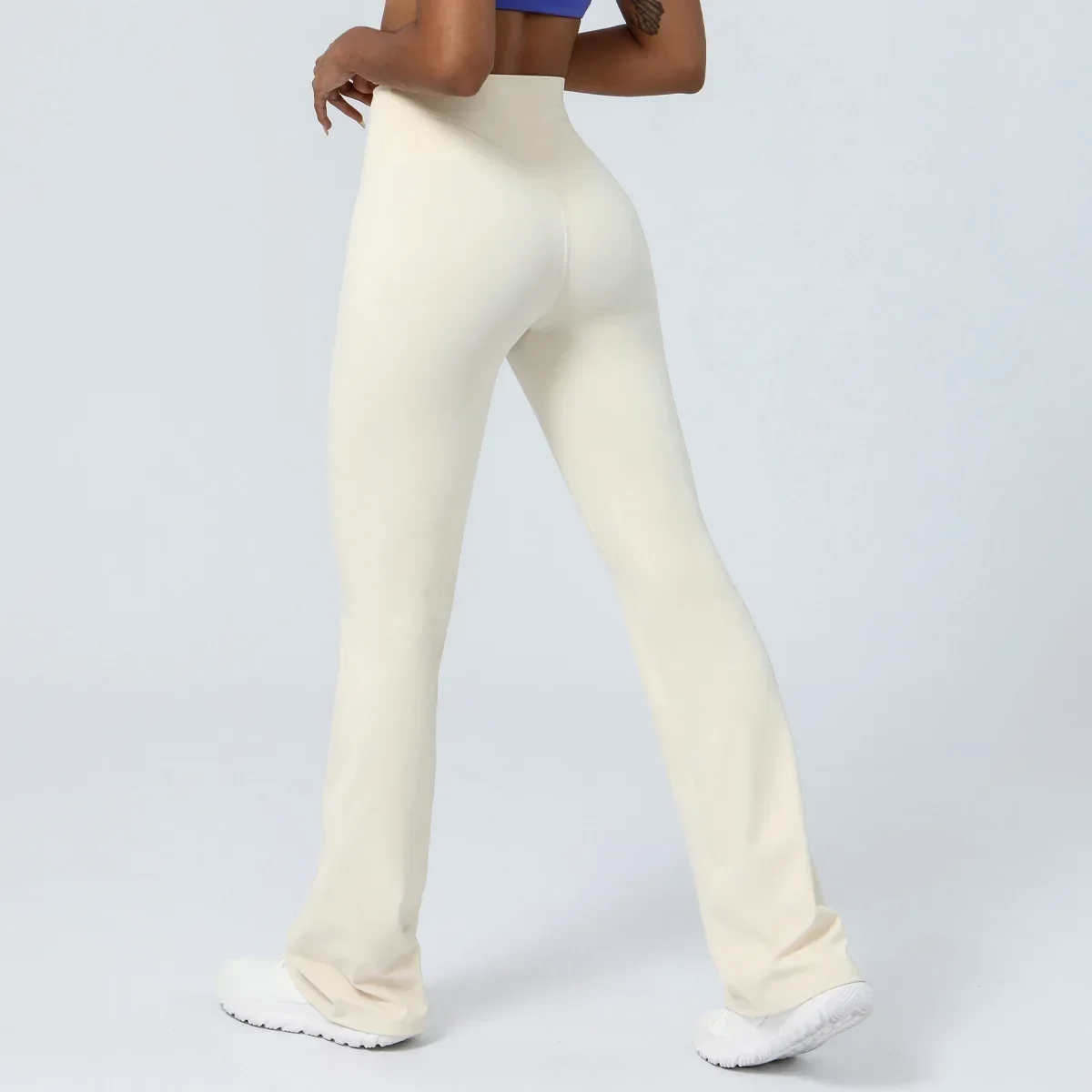 Yoga Pants Women Seamless Sports Fitness Casual Hip-lifting High-waist Flared Pants Suit Running Dance Workout Gym Leggings