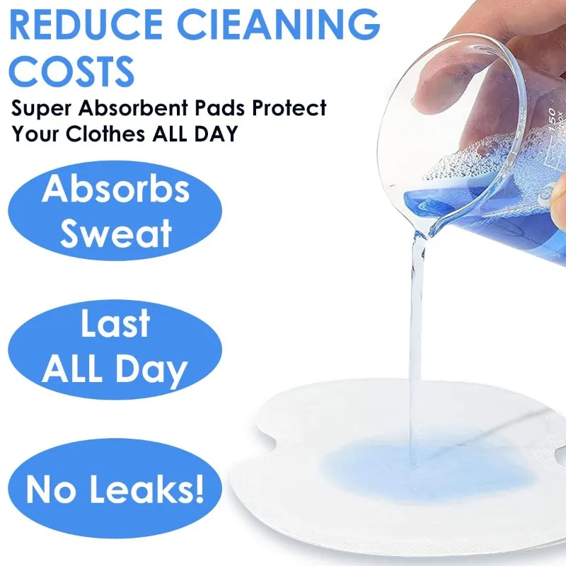 Armpit Absorb Sweat Patch Prevent Clothing Getting Wet Stickers Underarm Sweatproof Adhesive Pad Shirt Absorbent Cotton Sticker