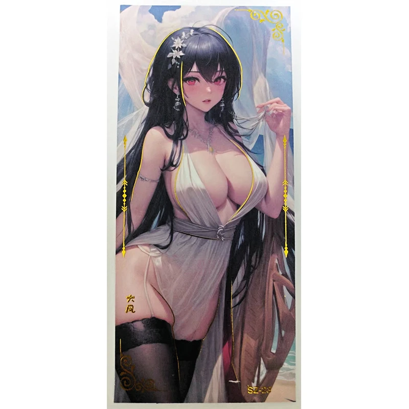 Anime Goddess Story Yae Miko Raiden Shogun Kafka Yor Forger Tri-Fold Card Collectible Cards Christmas Birthday Gifts Game Toys