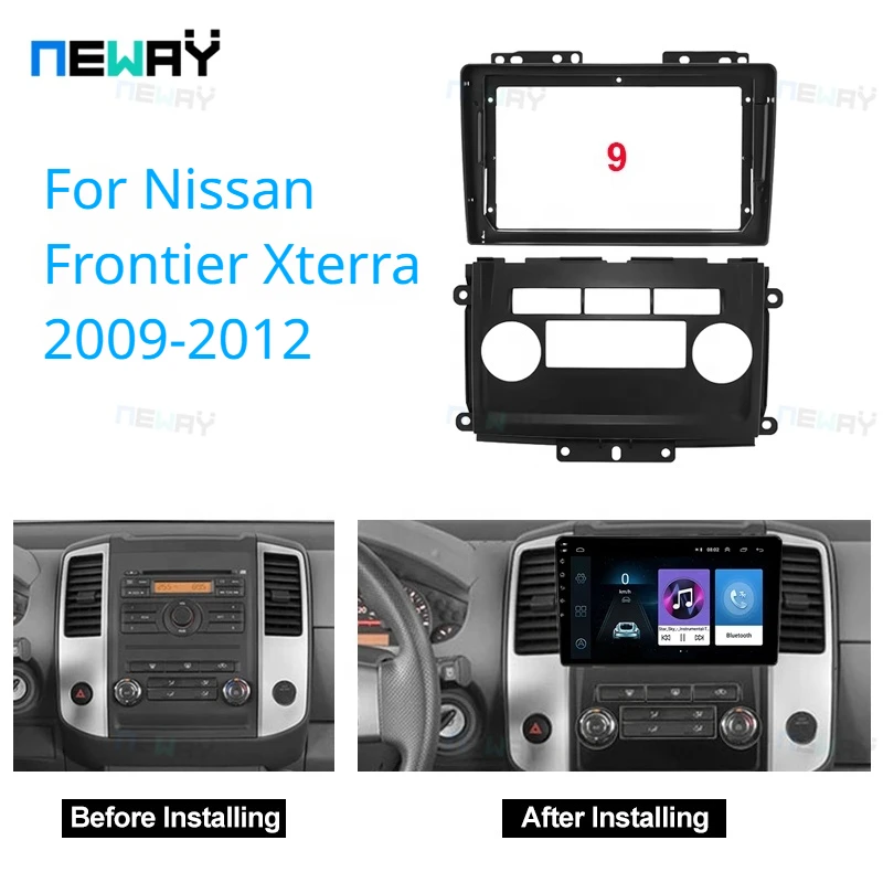 

Автомобильная рамка Fascia Adapter Android радио приборная, комплект для панели для Nissan Frontier Xterra 2009-2012